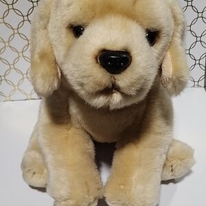 GANZ Cream Plush Dog Toy